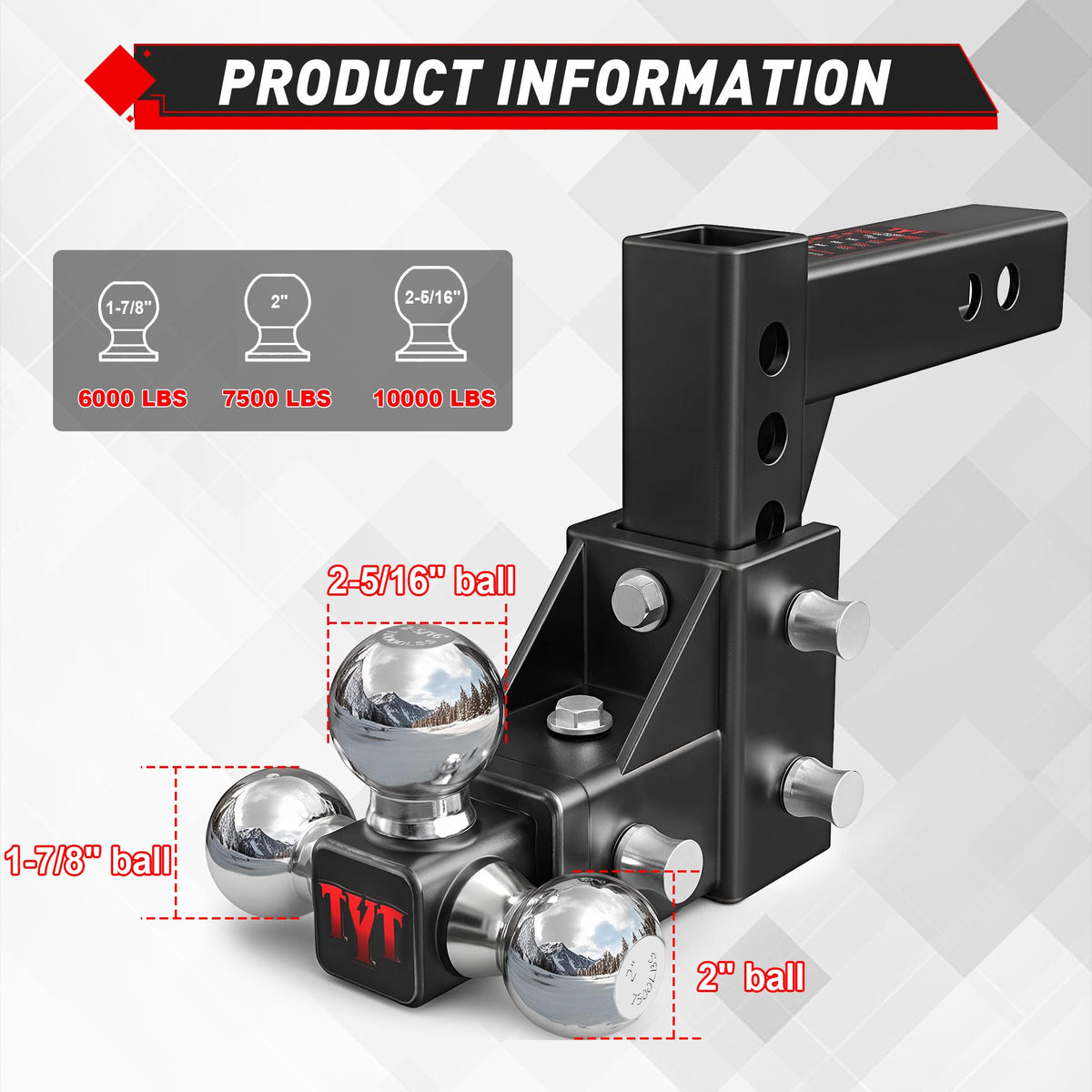 TYT close-up of balls highlighting smooth finish and precise machining benefit