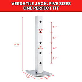 TYT welded mount on trailer tongue demonstrating secure, permanent installation benefit