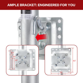 TYT zinc-plated finish closeup resisting corrosion for longer coastal use