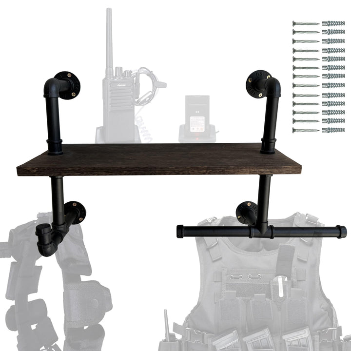 TYTAMMON front-mounted board showing sturdy rack and hooks for organized gear
