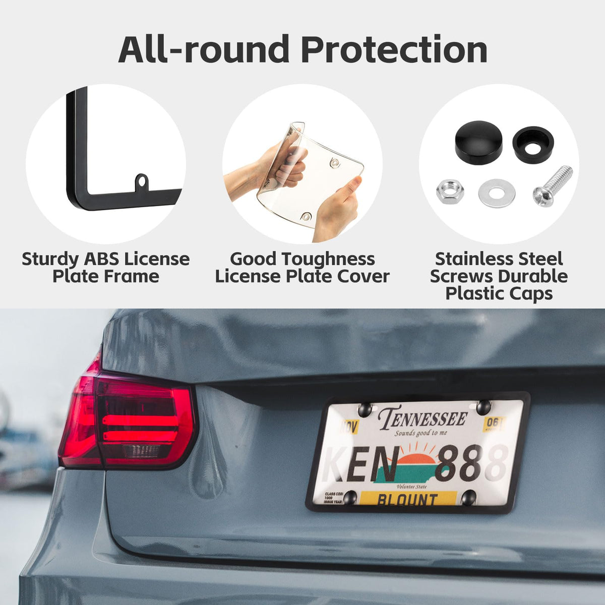 Tzuoen close-up ABS frame texture highlighting durable corrosion resistance