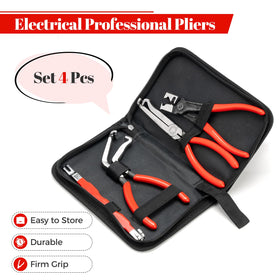 Tzuoen five pliers neatly arranged in included pouch for organized storage