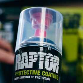 U-POL Raptor 2K valve detail demonstrating activation for instant two-component mix