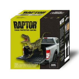 U-POL Raptor front packaging showing kit contents and professional finish benefit
