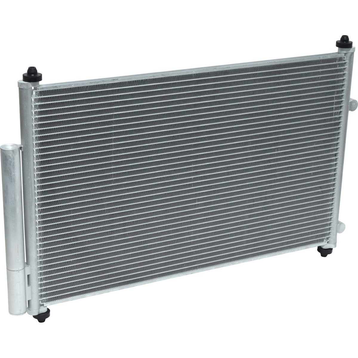 UAC CN 3755PFC fin and tube close-up highlighting corrosion-resistant coating benefit