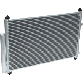 UAC CN 3755PFC fin and tube close-up highlighting corrosion-resistant coating benefit