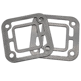 UANOFCN gasket installed on OMC stern drive elbow demonstrating correct fit