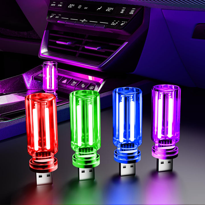 UBAPEV front view showing four retro USB bulbs and packaged set for quick purchase benefit