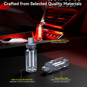 UBAPEV next to USB port showing compact scale and convenient plug-and-play portability