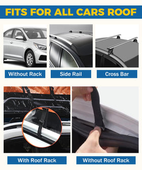 UBOG anti-slip mat and straps laid out showing secure mounting system