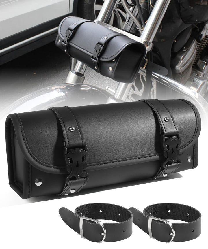 UBOG front view of handlebar bag showing compact storage benefit