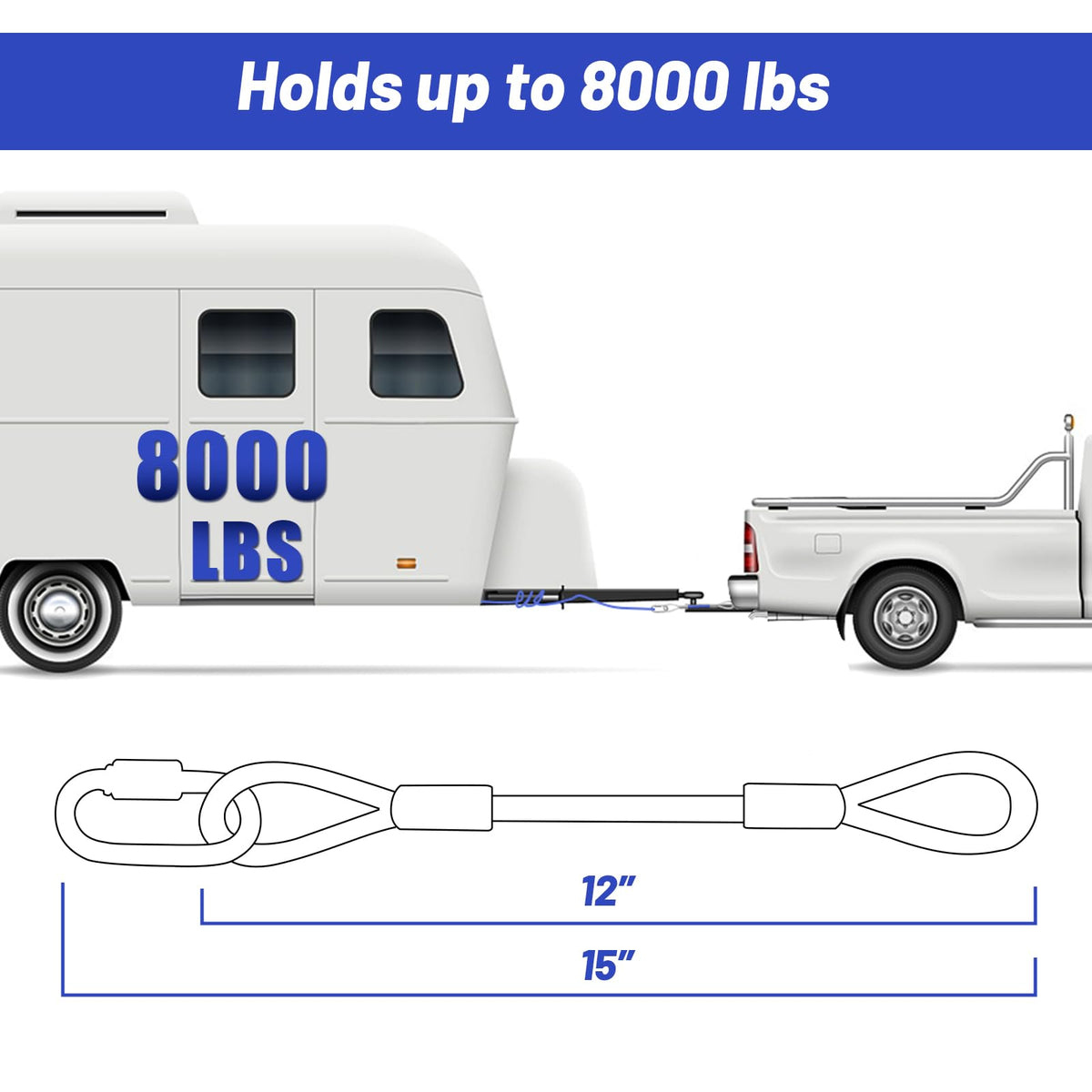 UCandy snap hook close-up showing secure latch and tamper-resistant clip benefit