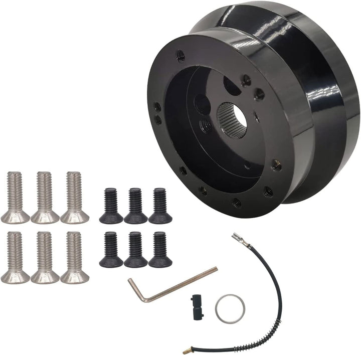 UcarSoon hub adapter front view showing bolt pattern and clean finish for easy wheel fitment