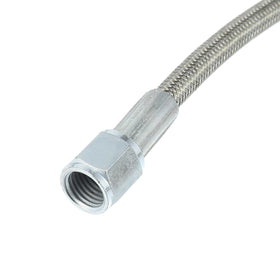 UCCKEYI hoses next to ruler showing 12-inch flare-to-flare measurement for accurate fit