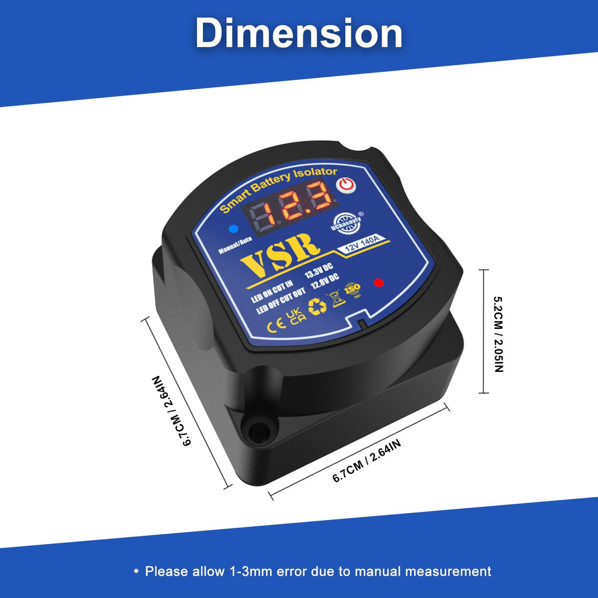 UCkasayfy waterproof seal close-up emphasizing IP67 protection for harsh environments