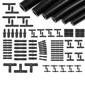 Ucreative front view of 6 hoses and 113 connectors showing full kit benefits
