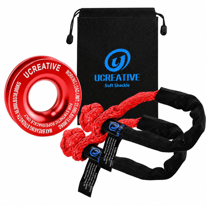 Ucreative recovery ring front view showing smooth edges and visibility benefit