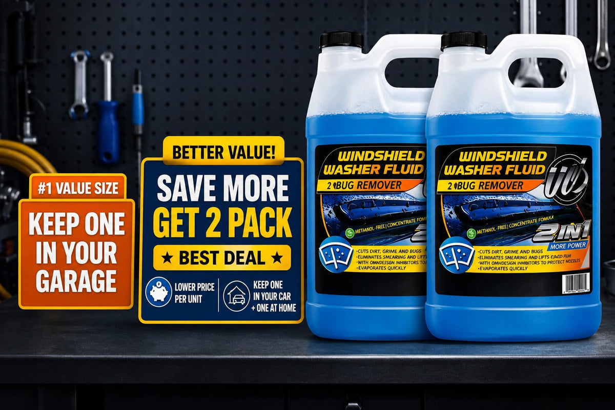 UCS bottle side profile displaying full gallon size for long-lasting value