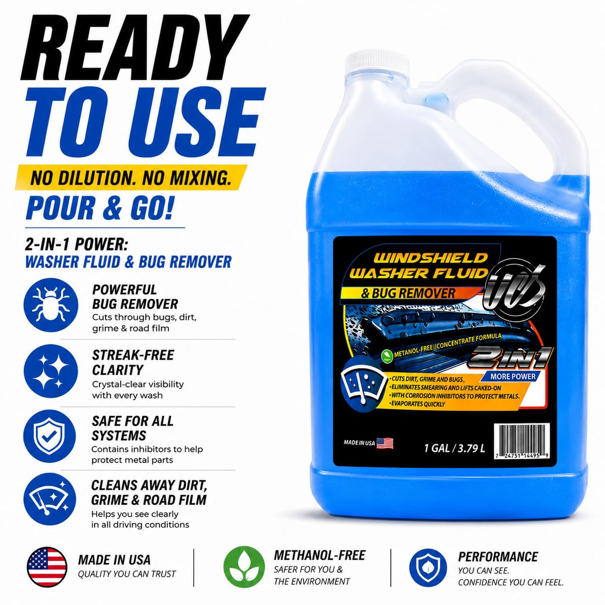 UCS product label close-up highlighting formula features