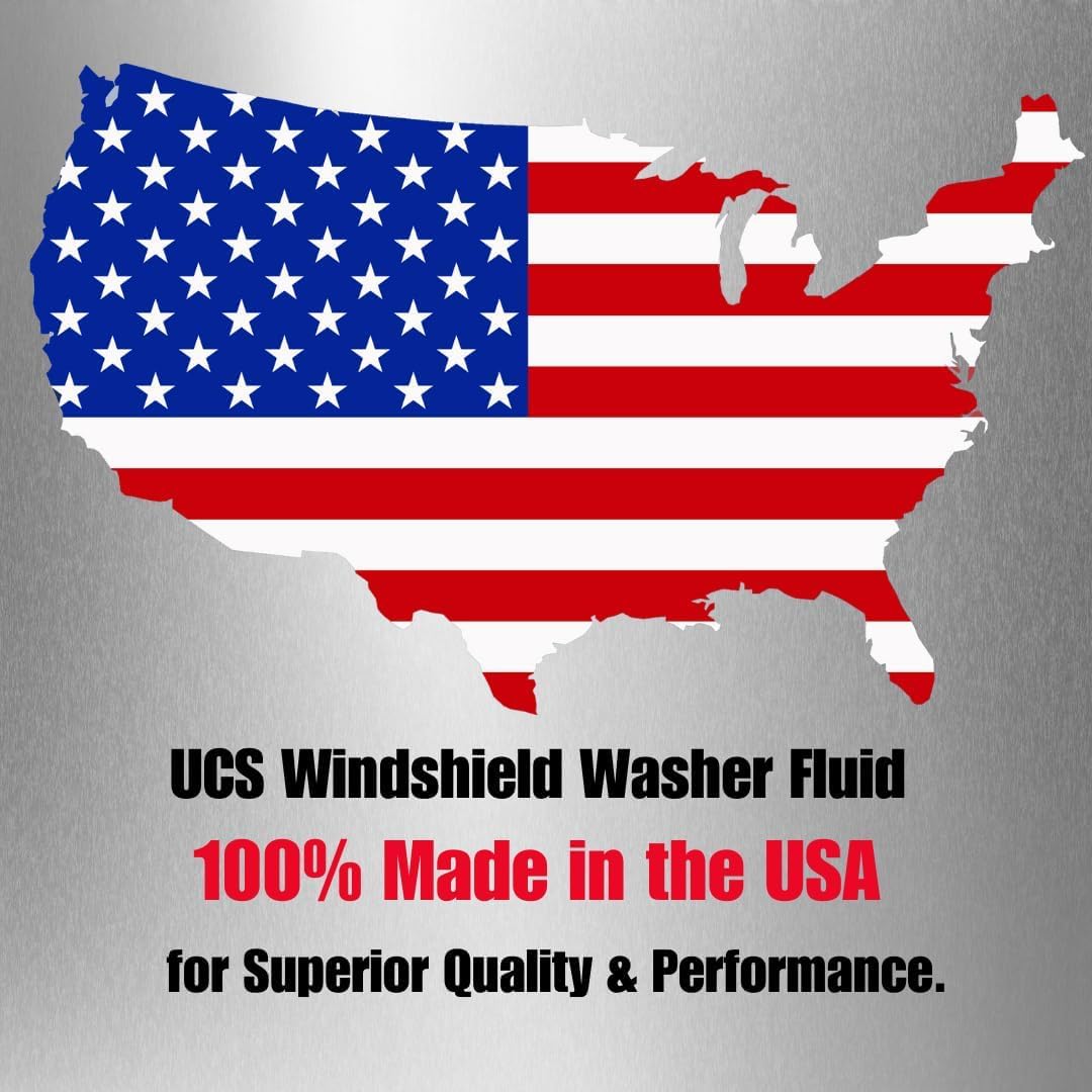 UCS cleaned windshield before-and-after demonstrating streak-free clarity