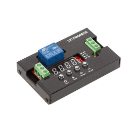 UCTRONICS front panel showing display and buttons for quick setup and monitoring