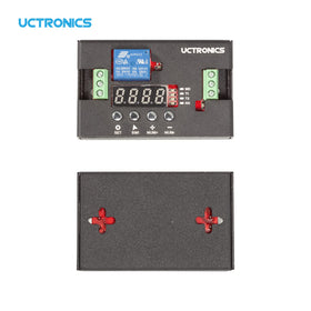 UCTRONICS module installed in a car demonstrating automotive timing automation