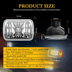 UCYAR close-up of glass housing lens highlighting durable construction