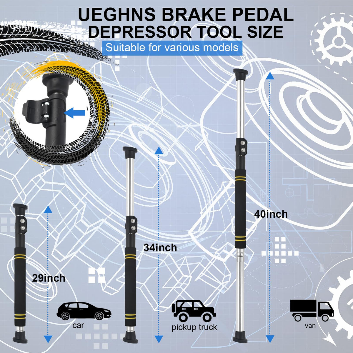 UEGHNS silicone-wrapped end close-up protecting surfaces and preventing slip