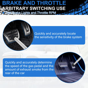 UEGHNS tool in use while checking brake lights enabling hands-free testing