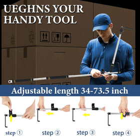 UEGHNS next to ruler to show scale and precise length adjustment advantage