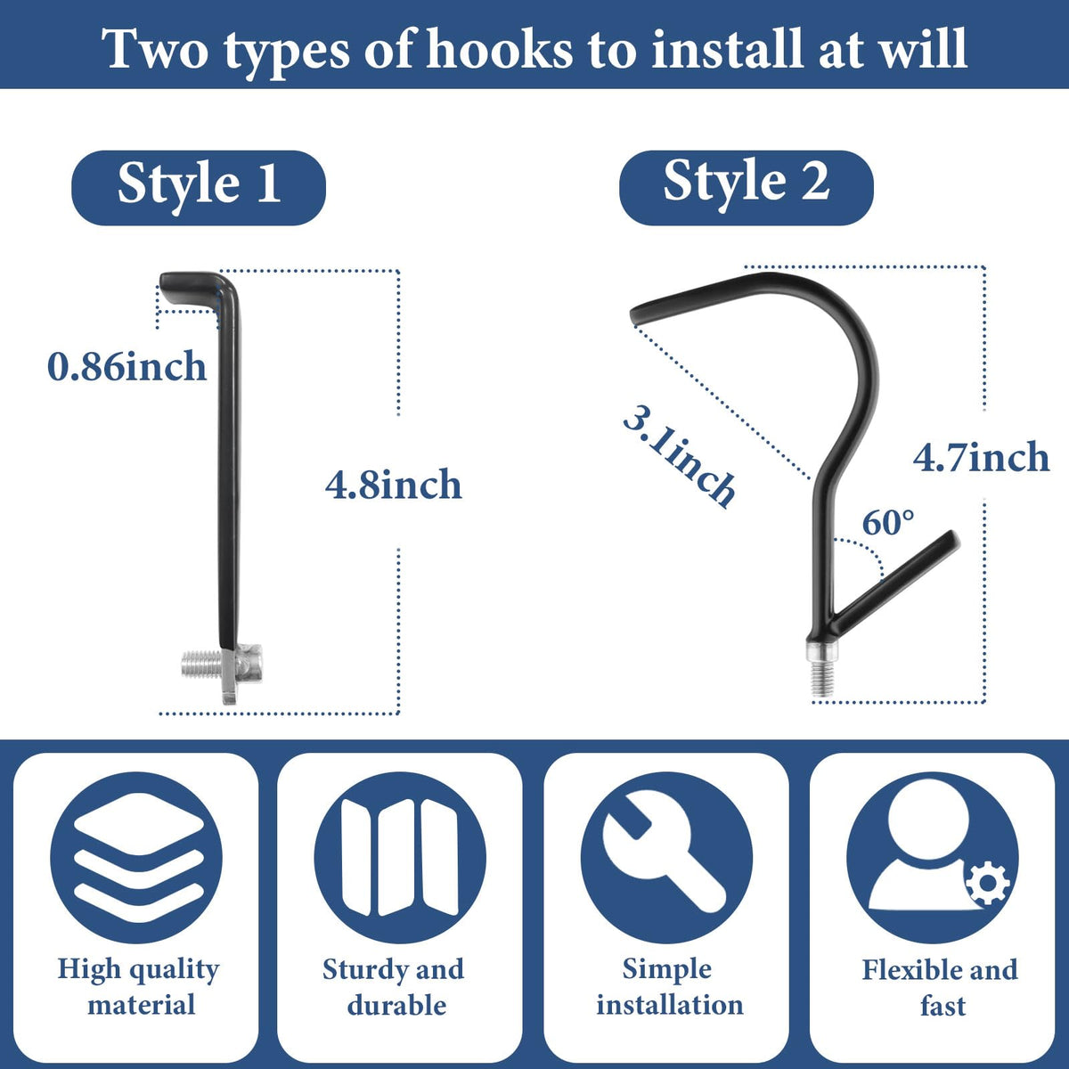 UEGHNS fully extended telescoping pole demonstrating maximum 73.5-inch reach benefit