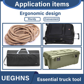 UEGHNS handle and outer lock collar close-up showing secure, anti-slip locking benefit