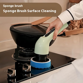 UEISODC splash demo showing IPX7 waterproof protection for wet-room cleaning