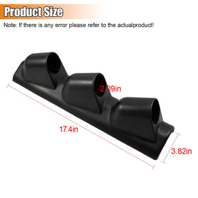 UHANBUT side profile mounted on A-pillar illustrating low-profile fit and reduced glare