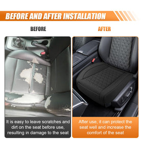 UHANBUT hooks and elastic fasteners under seat showing secure installation