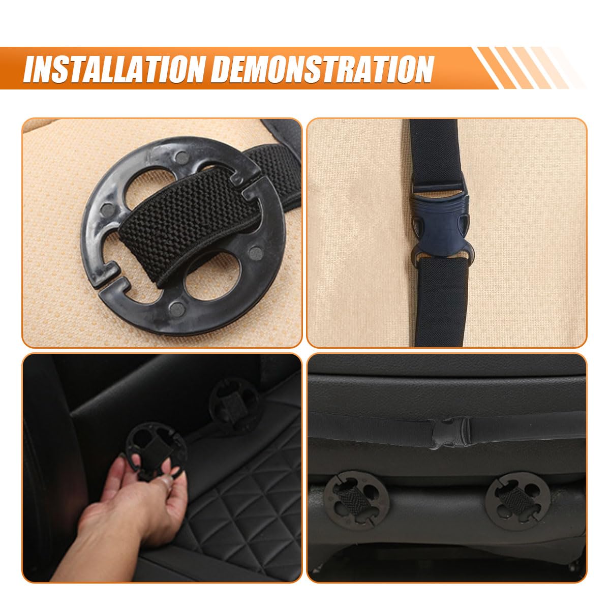 UHANBUT underside non-slip backing ensuring secure anti-shift hold