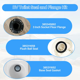 UHEGDRR organized hardware set with bolts, screws and glands for straightforward replacement