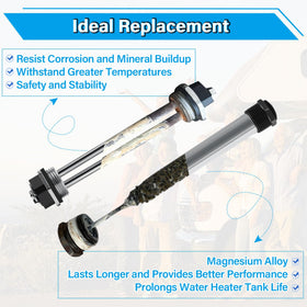 UHEGDRR parts next to ruler for accurate size reference and install confidence
