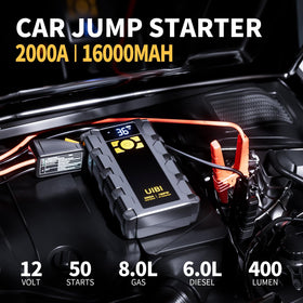 UIBI X5 heavy-duty clamps and cables with spark-proof design for safe jumps