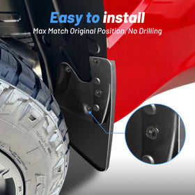 Uilffur included hardware laid out for easy no-drill installation benefit