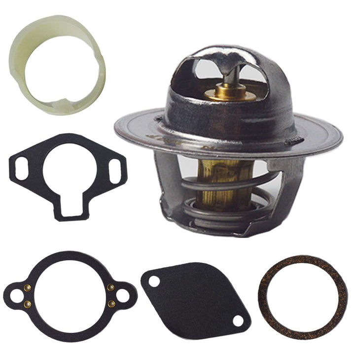 Uiuilz thermostat kit front packaging showing all included parts and fitment information