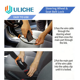 Uliche coiled cable beside glove box illustrating compact storage convenience