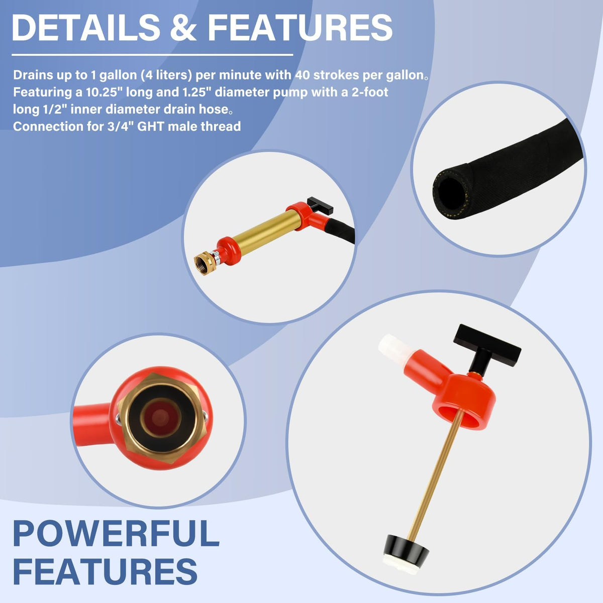 Ulreon swivel fitting detail showing secure attachment and reduced leak risk