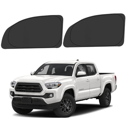 ULROLIT packaging showing two front side window shades and storage bag for quick installation