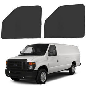 ULROLIT front-side window shade front view shows full coverage and UV blocking