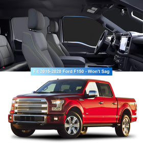 ULROLIT installed on Ford F-150 side window demonstrates interior cooling and privacy