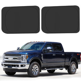ULROLIT rear side window shade front view showing full coverage and sun protection