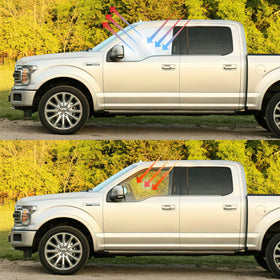 ULROLIT next to dashboard showing shade scale and full window coverage benefit