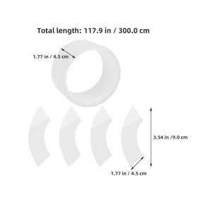 ULTECHNOVO adhesive backing close-up providing strong long-lasting bond benefit