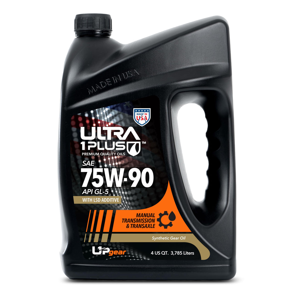 ULTRA 1PLUS front label on 1 gallon container showing product identity and benefits
